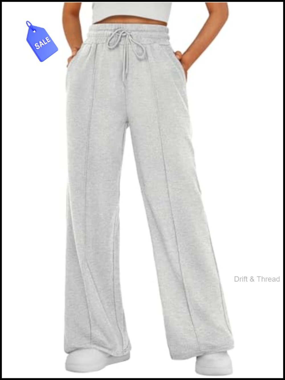 Wide Leg Sweatpants High Waisted Baggy Lounge Pants Plus Size